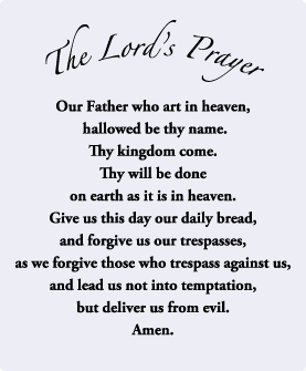 The Lords Prayer